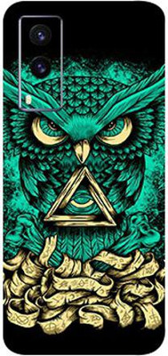 LAMHA Vivo V21e Mobile Skin(Ultra Super Angry Owl Skin With High Mattte Finish.)