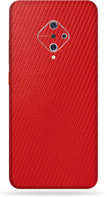 Jeeva Creation vivo s1 pro, Vivo S1 Pro Mobile Skin(Ultra Super Red Carbon Fiber Skin With High Matte Finish.)