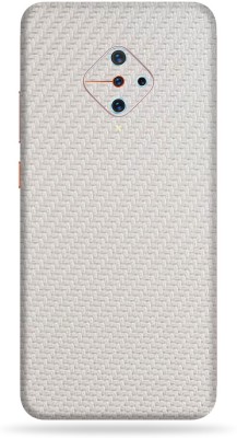 Jeeva Creation vivo s1 pro, Vivo S1 Pro Mobile Skin(Ultra Super White Carbon Fiber Skin With High Matte Finish.)