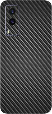 BUGGU Vivo V21e, vivo v21e Mobile Skin(Ultra Super Black Carbon Fiber Skin With High Matte Finish., Mobile Skin (Back+Side+Camera))