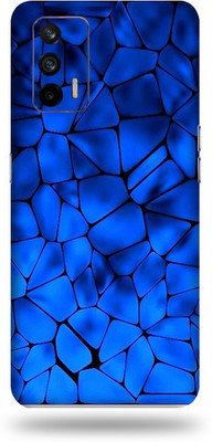 OggyBaba realme x7 max Mobile Skin(Blue Pebbles Skin Matte Finish)