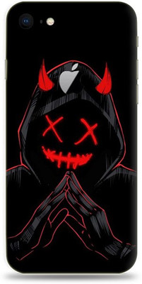 Jeeva Creation APPLE iPhone 8, Apple iPhone 8 Mobile Skin(Ultra Super Black Devil Skin With High Matte Finish.)