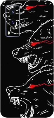 LAMHA Vivo V21e Mobile Skin(Ultra Super Angry Wolf Skin With High Mattte Finish.)