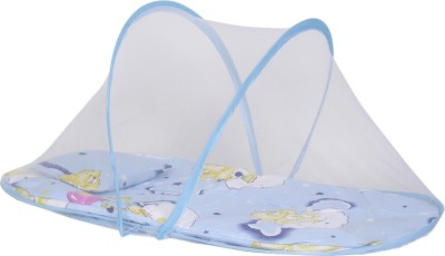 PASSION PETALS Nylon Infants Washable net9-2blue Mosquito Net(Blue, Frame Hung)