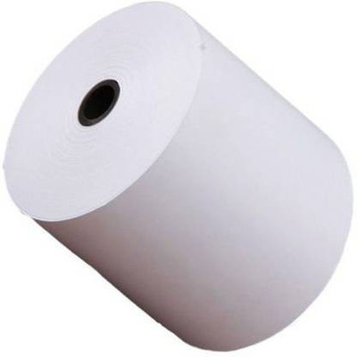True-Ally POS receipt Thermal Paper Roll 57mm / 2.25 inch (Width) X 25 Mtrs (Length) Unruled 57mm x 25 Mtrs 55 gsm Thermal Paper(Set of 1, White)