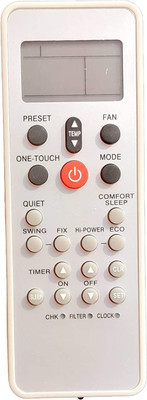 vcony Air Conditioner Remote Compatible with Split/Window AC Remote Control (AC-117) Toshiba Remote Controller(White)