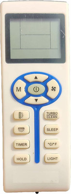 HDF AC Remote Control Compatible For  Split Window AC |HF-166 Lloyd Remote Controller(White)