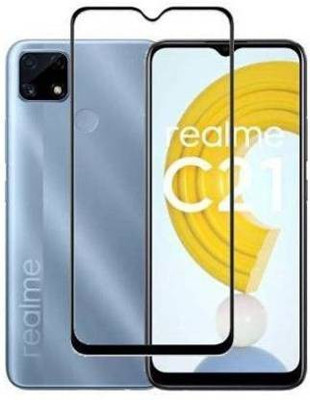 NIMBUDA Edge To Edge Tempered Glass for REALME C21Y 2021(Pack of 1)