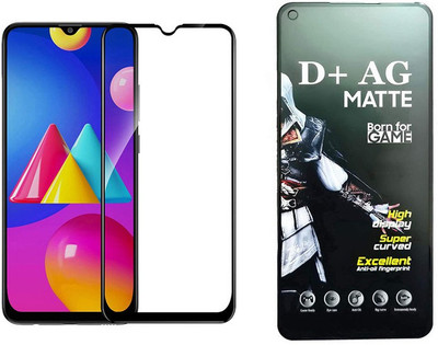 small candy Edge To Edge Tempered Glass for Samsung Galaxy F12(Pack of 1)