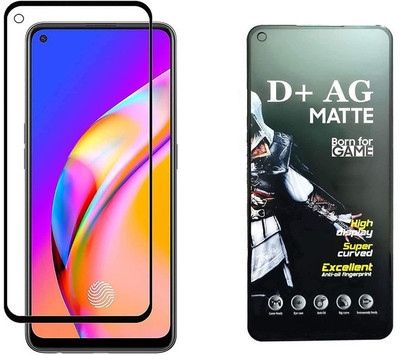 small candy Edge To Edge Tempered Glass for OPPO F19 Pro Plus(Pack of 1)