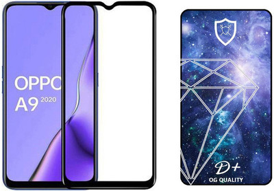 small candy Edge To Edge Tempered Glass for Oppo AX5s(Pack of 1)