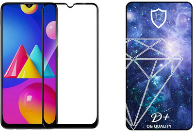 small candy Edge To Edge Tempered Glass for Samsung Galaxy M02s(Pack of 1)