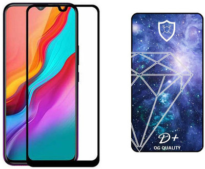 small candy Edge To Edge Tempered Glass for Infinix Hot 8(Pack of 1)