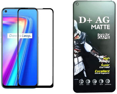 small candy Edge To Edge Tempered Glass for Realme Q2 Pro(Pack of 1)
