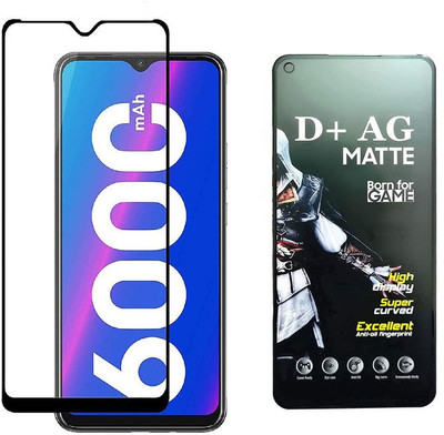 small candy Edge To Edge Tempered Glass for Tecno Spark 6 GO(Pack of 1)