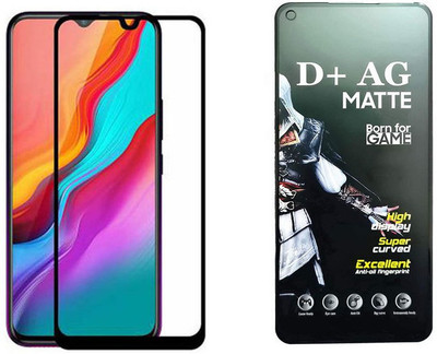 small candy Edge To Edge Tempered Glass for Infinix Hot 8(Pack of 1)