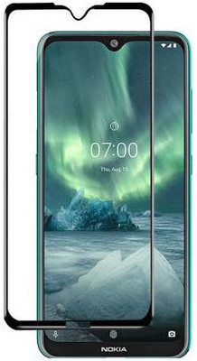 small candy Edge To Edge Tempered Glass for Nokia 7.2(Pack of 1)