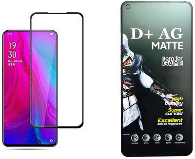 small candy Edge To Edge Tempered Glass for OPPO Reno 4(Pack of 1)