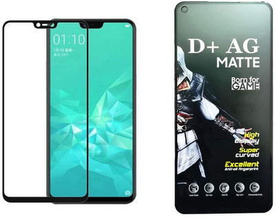 small candy Edge To Edge Tempered Glass for Oppo R15(Pack of 1)