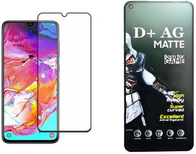 small candy Edge To Edge Tempered Glass for Samsung Galaxy A70(Pack of 1)