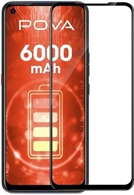 TESPARK Edge To Edge Tempered Glass for TECNO POVA 2(Pack of 1)