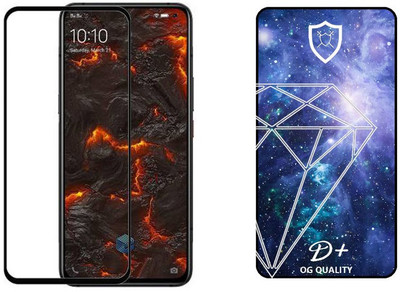 small candy Edge To Edge Tempered Glass for Vivo iQOO U1(Pack of 1)