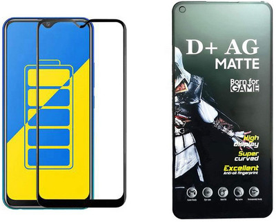 small candy Edge To Edge Tempered Glass for Vivo Y15(Pack of 1)