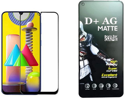 small candy Edge To Edge Tempered Glass for Samsung Galaxy M31(Pack of 1)