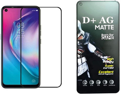 small candy Edge To Edge Tempered Glass for Tecno Camon 15(Pack of 1)