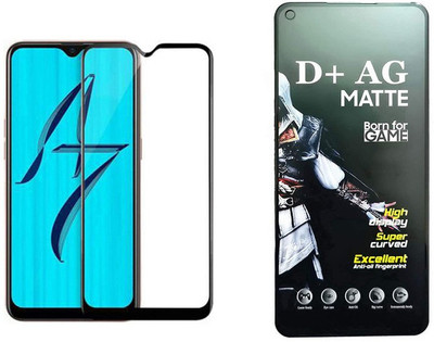 small candy Edge To Edge Tempered Glass for Oppo A7X(Pack of 1)