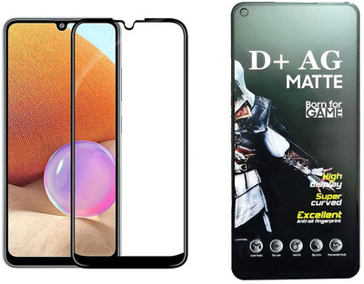 small candy Edge To Edge Tempered Glass for Samsung Galaxy A32(Pack of 1)