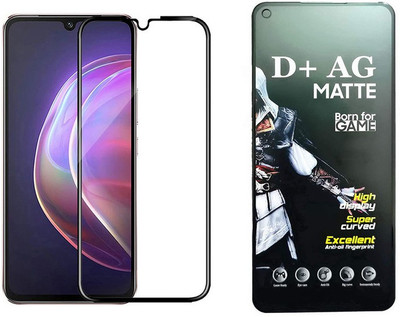 small candy Edge To Edge Tempered Glass for Vivo V21(Pack of 1)