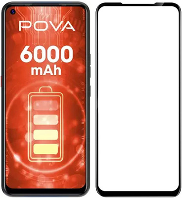 TESPARK Edge To Edge Tempered Glass for TECNO POVA 2(Pack of 1)
