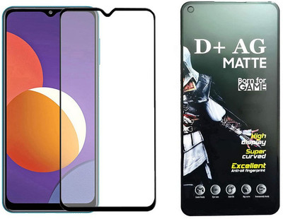 small candy Edge To Edge Tempered Glass for Samsung Galaxy M12(Pack of 1)