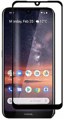 small candy Edge To Edge Tempered Glass for Nokia 3.2(Pack of 1)