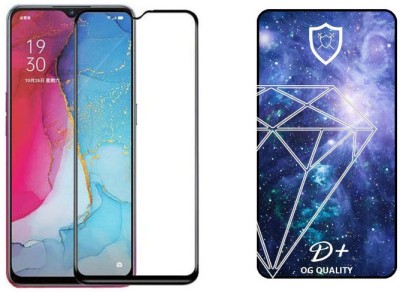 small candy Edge To Edge Tempered Glass for Oppo Reno Z(Pack of 1)