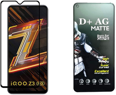 small candy Edge To Edge Tempered Glass for Vivo iQOO Z3(Pack of 1)