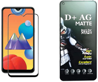 small candy Edge To Edge Tempered Glass for Samsung Galaxy M01s(Pack of 1)