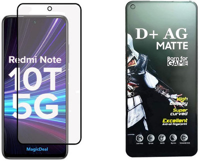 small candy Edge To Edge Tempered Glass for Xiaomi Redmi Note 10T(Pack of 1)