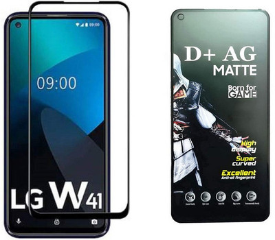 small candy Edge To Edge Tempered Glass for LG W41 Plus(Pack of 1)