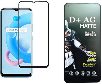 small candy Edge To Edge Tempered Glass for Realme C25s(Pack of 1)