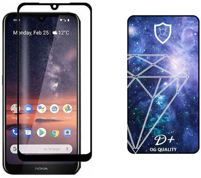 small candy Edge To Edge Tempered Glass for Nokia 3.2(Pack of 1)