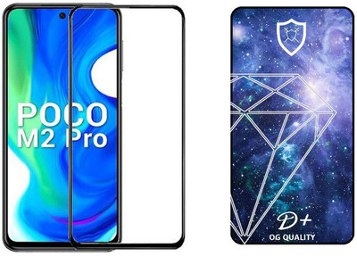 small candy Edge To Edge Tempered Glass for Poco M2(Pack of 1)