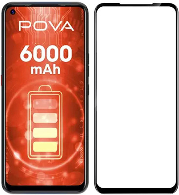 TESPARK Edge To Edge Tempered Glass for TECNO POVA 2(Pack of 1)