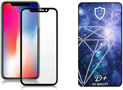 small candy Edge To Edge Tempered Glass for Apple iPhone X(Pack of 1)