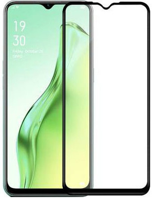small candy Edge To Edge Tempered Glass for Oppo A91(Pack of 1)