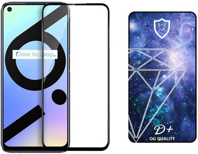 small candy Edge To Edge Tempered Glass for Realme Q2 Pro(Pack of 1)