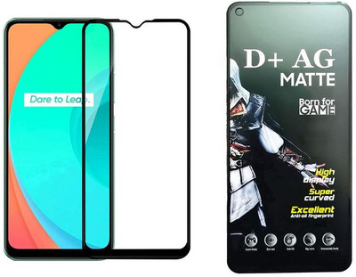 small candy Edge To Edge Tempered Glass for Realme C25(Pack of 1)