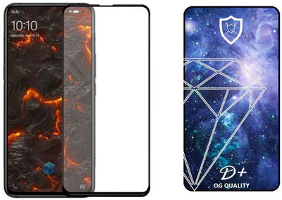 small candy Edge To Edge Tempered Glass for Vivo iQOO 3(Pack of 1)