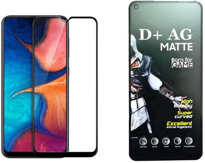 small candy Edge To Edge Tempered Glass for Samsung Galaxy A20s(Pack of 1)